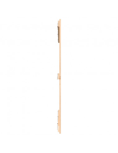 Testiera da Parete 140x3x110 cm in Legno Massello di Pino