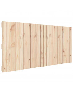 Testiera da Parete 140x3x60 cm in Legno Massello di Pino 2