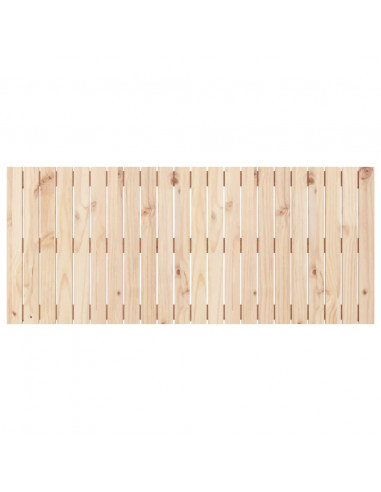 Testiera da Parete 140x3x60 cm in Legno Massello di Pino