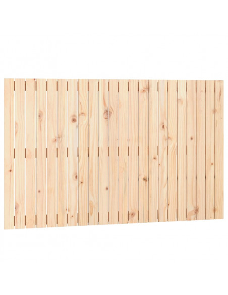 Testiera da Parete 140x3x90 cm in Legno Massello di Pino