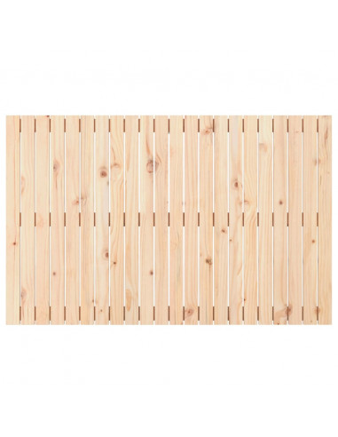 Testiera da Parete 140x3x90 cm in Legno Massello di Pino