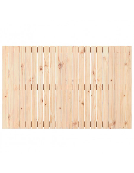 Testiera da Parete 140x3x90 cm in Legno Massello di Pino