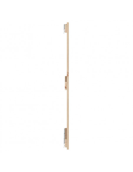Testiera da Parete 140x3x90 cm in Legno Massello di Pino