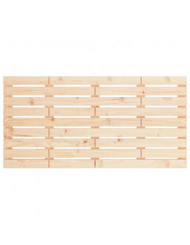 Testiera da Parete 141x3x63 cm in Legno Massello di Pino