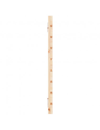 Testiera da Parete 141x3x63 cm in Legno Massello di Pino