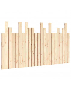 Testiera da Parete 146,5x3x80 cm in Legno Massello di Pino 2