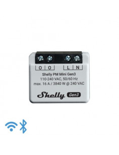 Shelly Mini PM Gen 3 - Smart module 4 Input 16A AC WiFi/BT + PM