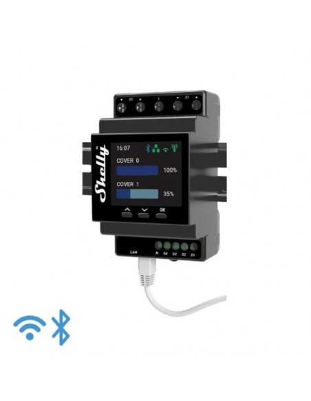 Shelly Pro Dual Cover/Shutter PM-Controllo PRO tapparell +PM