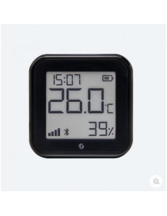Shelly Sensore Temperat&Umid Wi-Fi + Bluet con display Gen3 Nero