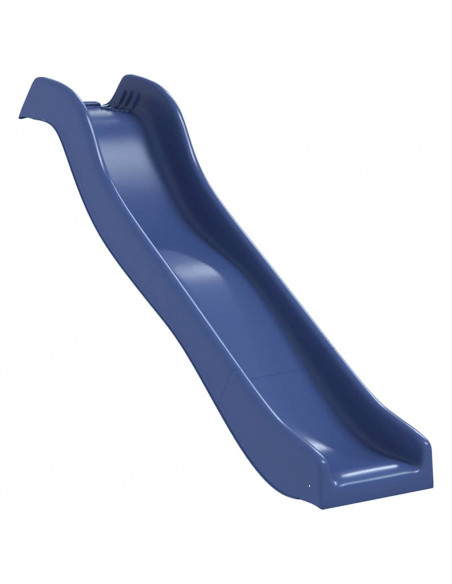 Set da Gioco da Esterno in Legno Massello di Abete Bianco e Blu