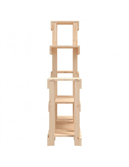 Supporto per Piante 92x25x97 cm in Legno Massello di Pino