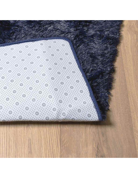 Tappeto Shaggy a Pelo Lungo NAVARRA Blu Marino 200x290 cm
