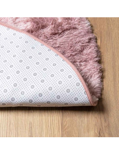 Tappeto Shaggy a Pelo Lungo NAVARRA Rosa Antico 300x200 cm