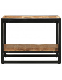 Tavolino da Salotto 50x50x38 cm Legno Massello di Acacia
