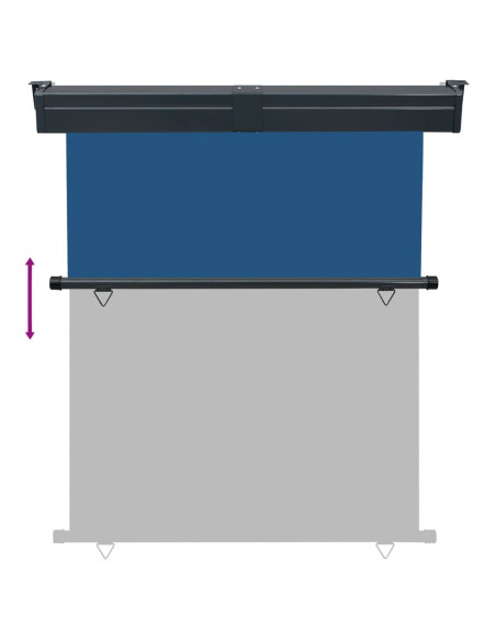 Tenda Laterale per Terrazzo 140x250 cm Blu