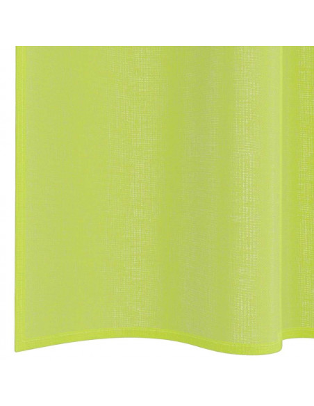 Tende in Voile con Linguetta 2 pz Verde Mela