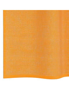 Tende in Voile con Occhielli 2 pz Arancio 140x175 cm