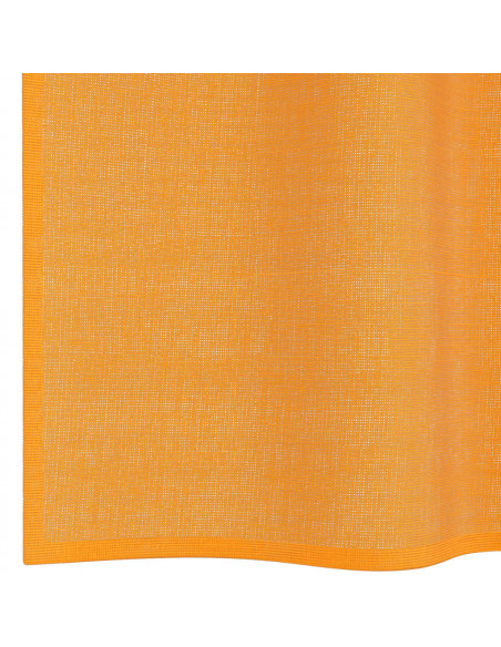 Tende in Voile con Occhielli 2 pz Arancio 140x260 cm
