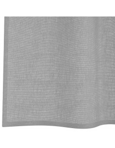 Tende in Voile con Occhielli 2 pz Grigio Chiaro 140x225 cm