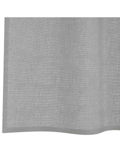 Tende in Voile con Occhielli 2 pz Grigio Chiaro 140x245 cm