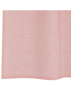 Tende in Voile con Occhielli 2 pz Rosa 140x260 cm