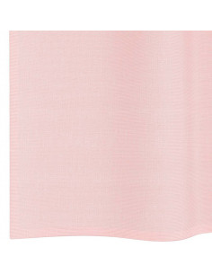 Tende in Voile con Occhielli 2 pz Rosa Chiaro 140x140 cm