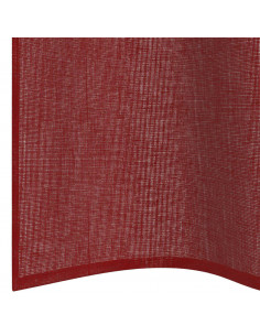 Tende in Voile con Occhielli 2 pz Rosso Vino