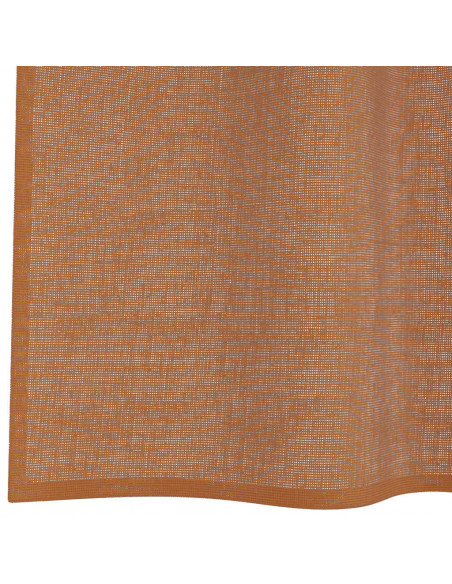 Tende in Voile con Occhielli 2 pz Terracotta
