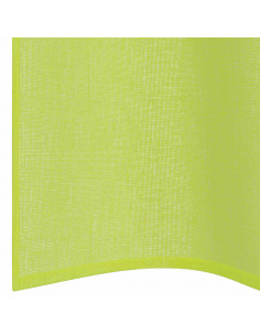 Tende in Voile con Occhielli 2 pz Verde Mela 140x260 cm
