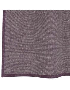 Tende in Voile con Occhielli 2 pz Viola 140x140 cm