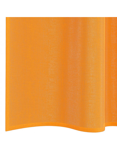 Tende in Voile con Passanti 2 pz Arancio 140x245 cm