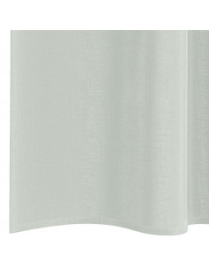 Tende in Voile con Passanti 2 pz Grigio Chiaro 140x260 cm