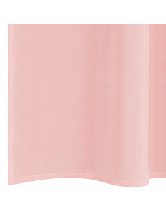 Tende in Voile con Passanti 2 pz Rosa 140x140 cm