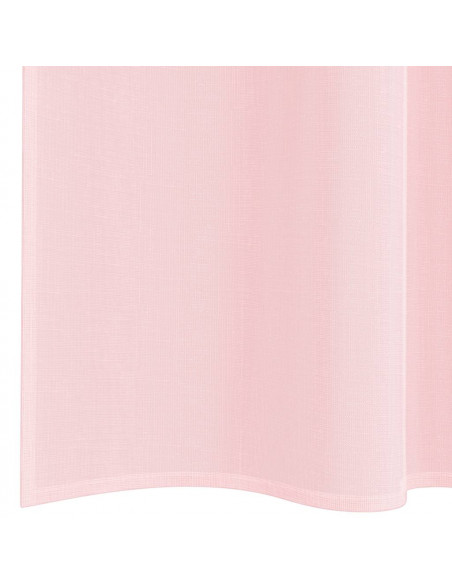 Tende in Voile con Passanti 2 pz Rosa Chiaro 140x140 cm