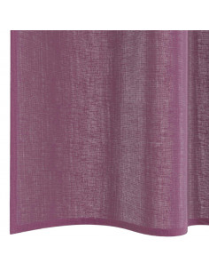 Tende in Voile con Passanti 2 pz Viola 140x225 cm