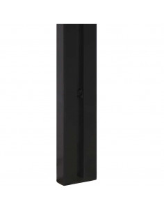 Testiera 140 cm in Legno Massello di Acacia e Ferro