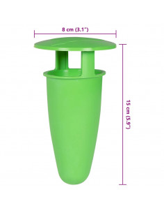 Trappole per Lumache e Lumache 18 pz Verdi