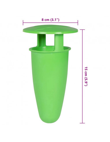 Trappole per Lumache e Lumache 18 pz Verdi