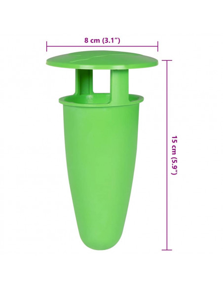 Trappole per Lumache e Lumache 8 pz Verdi