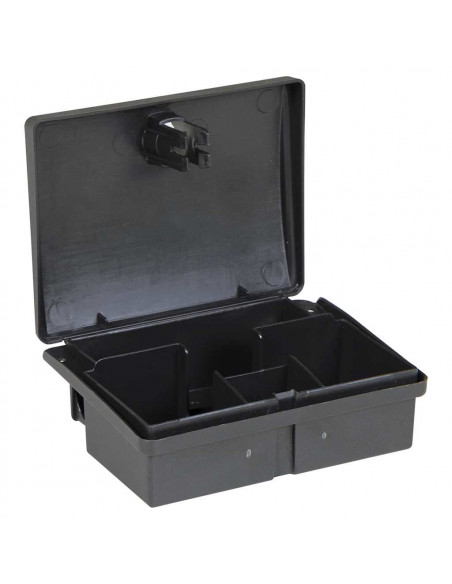 Trappole per Topi 10 pz Nere 13x10x4 cm
