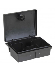 Trappole per Topi 20 pz Nere 13x10x4 cm
