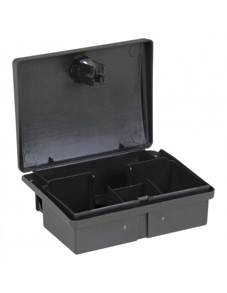 Trappole per Topi 5 pz Nere 13x10x4 cm