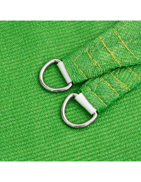 Vela Parasole 160 g/m² Trapezio Verde Chiaro 4/5x4 m in HDPE