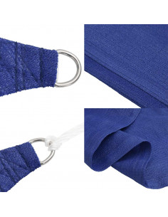 Vela Parasole 160 g/m² Triangolare Blu 4,5x4,5x4,5 m in HDPE