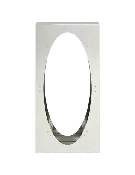 Rastrelliera per Legna da Ardere 50x23x100 cm in Acciaio Inox
