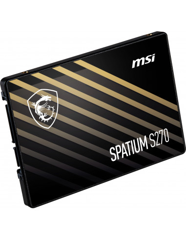 MSI SPATIUM S270 SATA 2.5 480GB drives allo stato solido 2.5" Serial ATA III 3D NAND