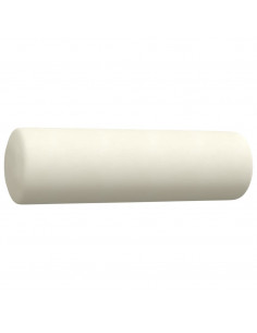 Set di Divani 3 pz con Cuscini e Rinforzi Crema in Velluto 2