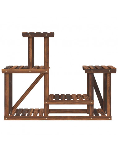 Portafiori 90x25x73,5 cm in Legno Massello di Abete