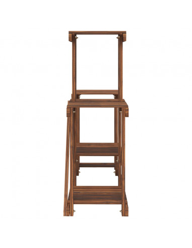 Portafiori 90x25x73,5 cm in Legno Massello di Abete