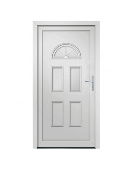 Porta Ingresso Bianca 88x208 cm in PVC
